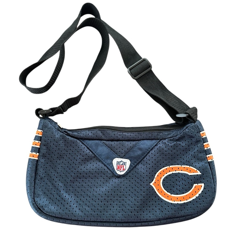 Little earth NFL Pro Fan-ity Chicago Bears Purse Bag‎ Navy Blue Football Team